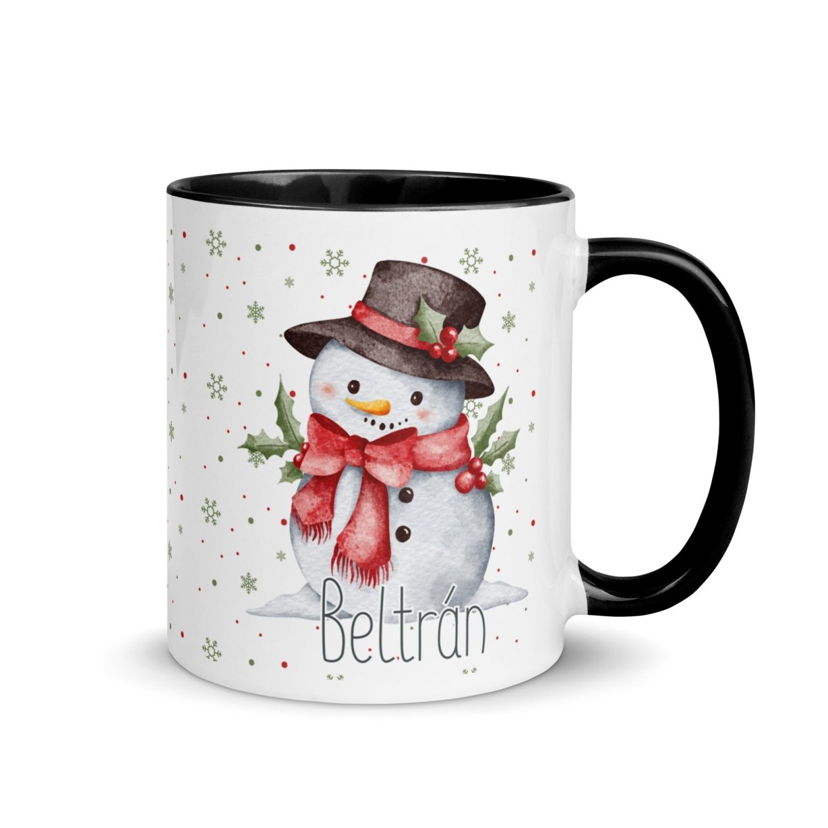 Taza Navidad Personalizada Muñeco Nieve Nanetes - Nanetes